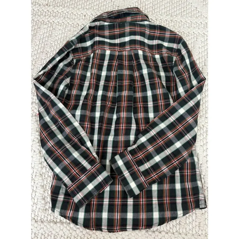 U.S. Polo Assn. Boy's Plaid Flannel Button-Up Shirt Size 6